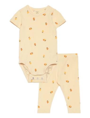 Set Body Leggings Lemons Sets Sets With Body Yellow Lindex