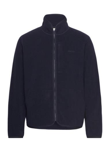 Fleece Zip Jacket Tops Sweatshirts & Hoodies Fleeces & Midlayers Blue ...