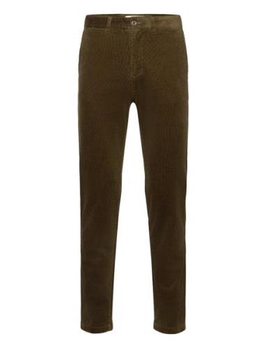 Regular Cord Chinos Bottoms Trousers Chinos Green GANT