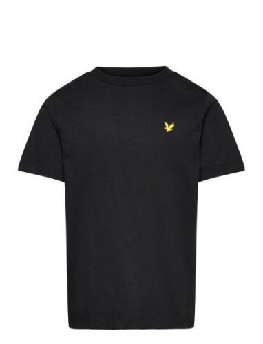 Plain T-Shirt Tops T-Kortærmet Skjorte Black Lyle & Scott