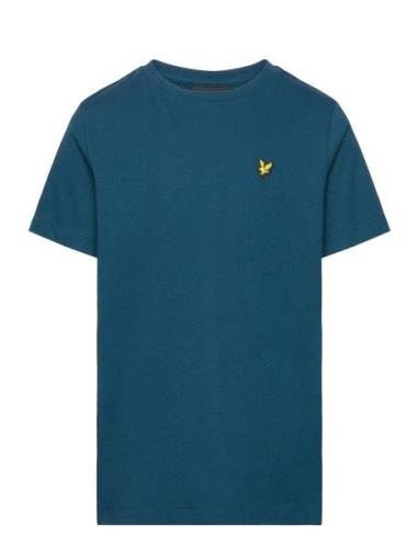 Plain T-Shirt Tops T-Kortærmet Skjorte Navy Lyle & Scott
