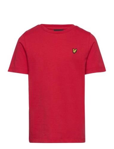 Plain T-Shirt Tops T-Kortærmet Skjorte Red Lyle & Scott