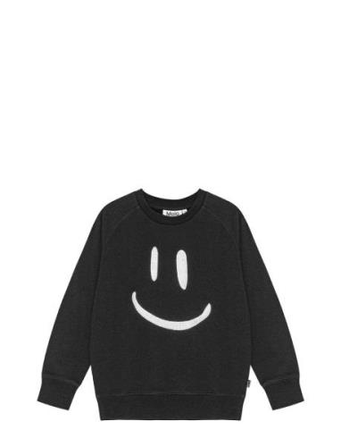 Mike Tops Sweatshirts & Hoodies Sweatshirts Black Molo