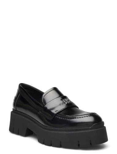 Kris_Loafer_Brof Loafers Flade Sko Black HUGO