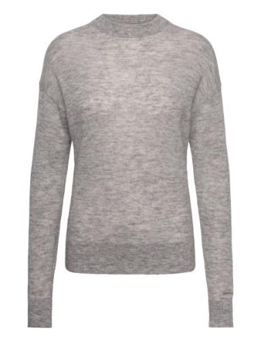 Lw Alpaca C-Nk Sweater Tops Knitwear Jumpers Grey Calvin Klein