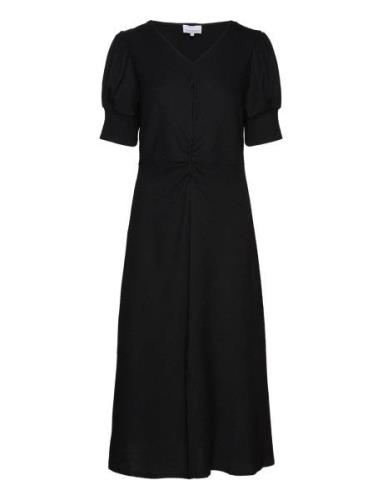 Mella Dress Knælang Kjole Black Noella