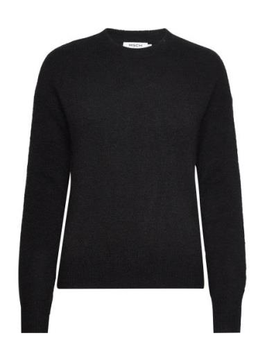 Mschfestina Hope O Pullover Tops Knitwear Jumpers Black MSCH Copenhage...