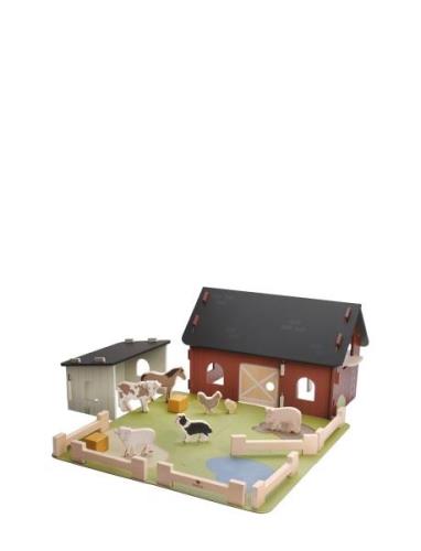 Lantgård Toys Playsets & Action Figures Wooden Figures Multi/patterned...