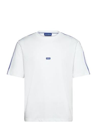 Neloy Tops T-Kortærmet Skjorte White HUGO BLUE