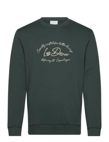 Camden Sweatshirt Tops Sweatshirts & Hoodies Sweatshirts Green Les Deu...