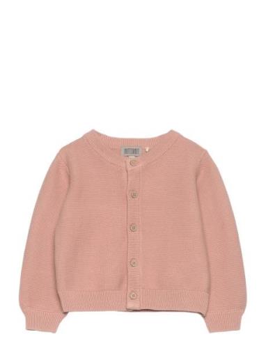 Cardigan Knit Tops Knitwear Cardigans Pink Huttelihut