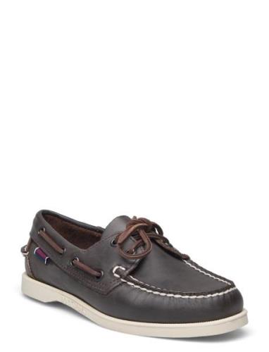 Docksides Portland W Loafers Flade Sko Brown Sebago