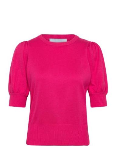 Liva Strik T-Shirt Tops Knitwear Jumpers Pink Minus