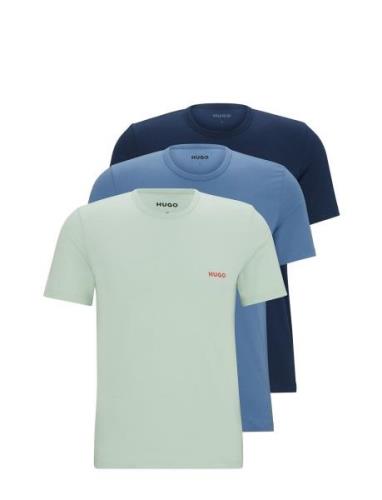 T-Shirt Rn Triplet P Designers T-Kortærmet Skjorte Green HUGO