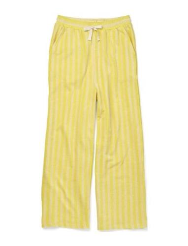 Naram Knitted Pants Pyjamas Nattøj Yellow Bongusta