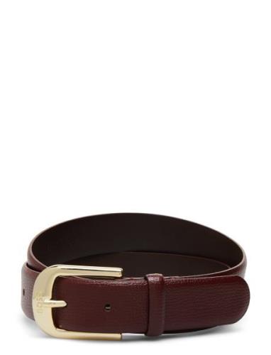 Anna Belt 3Cm C. Bælte Burgundy BOSS