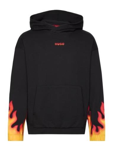 Droma Designers Sweatshirts & Hoodies Hoodies Black HUGO