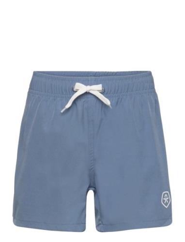 Swim Shorts, Solid Badeshorts Blue Color Kids