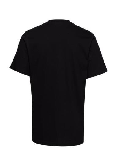 Shirt 1/2 Tops T-Kortærmet Skjorte Black Schiesser