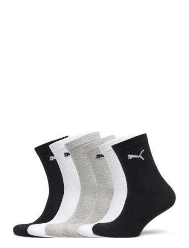 Puma Junior Crew Sock 6P Ecom Sokker Strømper Black PUMA