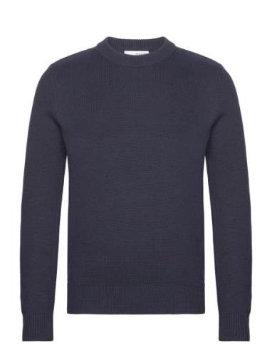 Slhtodd Ls Knit Crew Neck W Tops Knitwear Round Necks Navy Selected Ho...