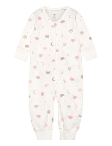 Pyjamas Bear At Back Pyjamas Sie Jumpsuit Multi/patterned Lindex