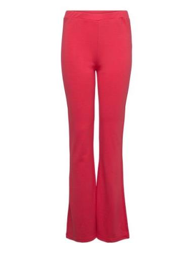Pants Flared Bottoms Trousers Red Minymo