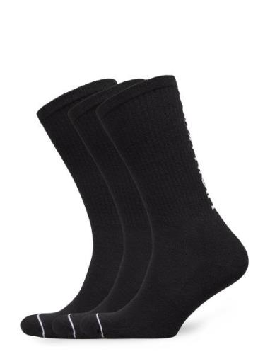 Ck Men Sock 3P Athleisure Underwear Socks Regular Socks Black Calvin K...