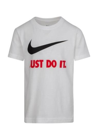 Nike Swoosh Just Do It Tee Sport T-Kortærmet Skjorte White Nike