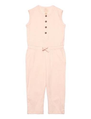 Rib Jersey Jumpsuit Jumpsuit Pink Copenhagen Colors