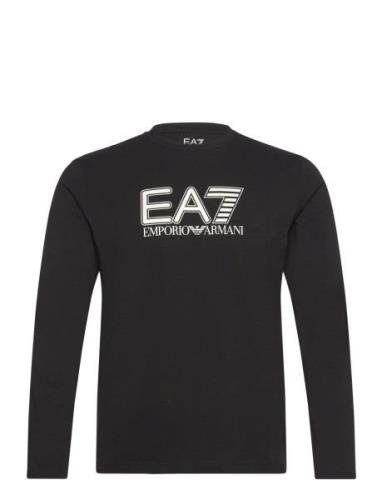 T-Shirt Tops T-Langærmet Skjorte Black EA7