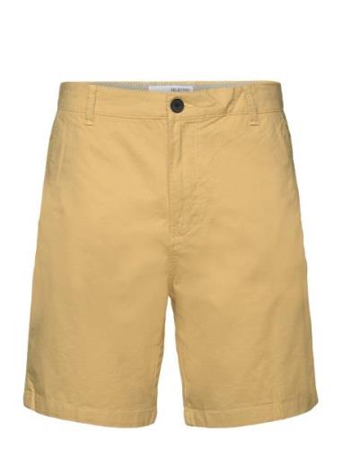 Slhcomfort-Homme Flex Shorts W Noos Bottoms Shorts Chinos Shorts Beige...