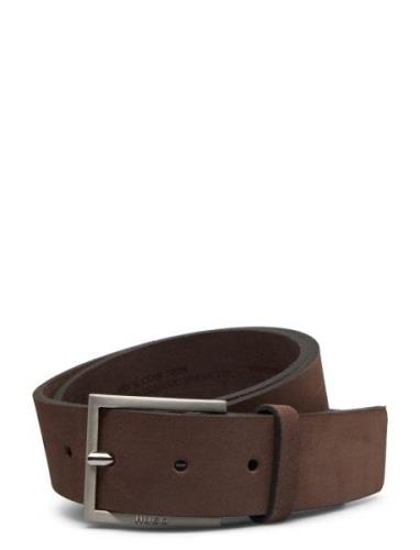 Mirto_Sz35 Accessories Belts Classic Belts Brown HUGO