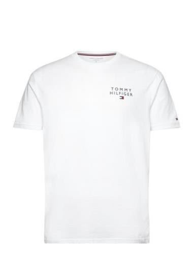 Cn Ss Tee Logo Tops T-Kortærmet Skjorte White Tommy Hilfiger