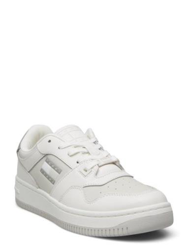 Tjw Retro Basket Tonal Logo Low-top Sneakers White Tommy Hilfiger