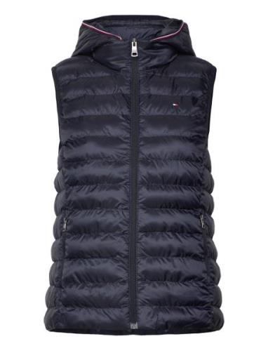 Lw Padded Global Stripe Vest Vests Padded Vests Navy Tommy Hilfiger