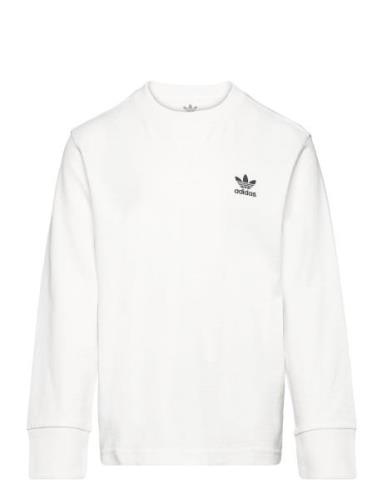 Long Sleeve Tops T-shirts Long-sleeved T-Skjorte White Adidas Original...