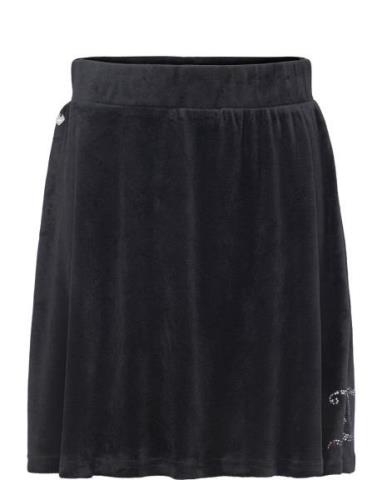 Luxe Ombre Diamante Skirt Dresses & Skirts Skirts Short Skirts Black J...