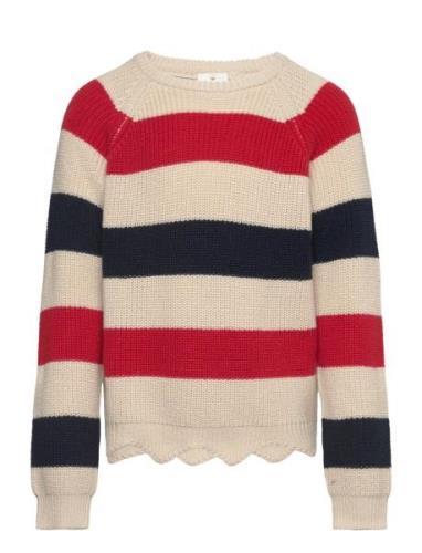 Tnolly Knit Pullover Tops Knitwear Pullovers Multi/patterned The New