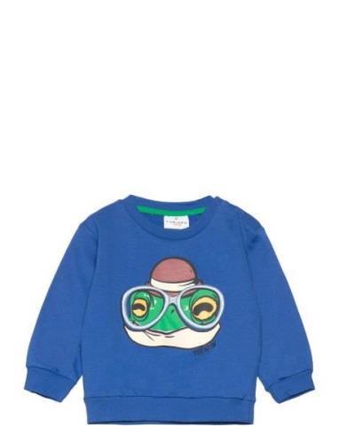 Tnsjylan Sweatshirt Tops Sweatshirts & Hoodies Sweatshirts Blue The Ne...