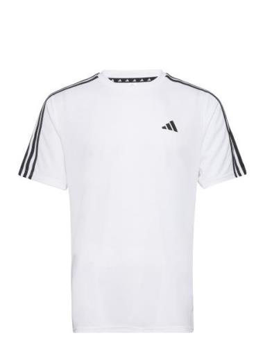 Tr-Es Base 3S T Tops T-Kortærmet Skjorte White Adidas Performance