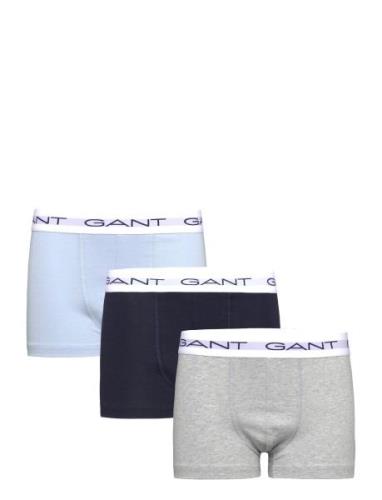 Trunk 3-Pack Night & Underwear Underwear Underpants Navy GANT