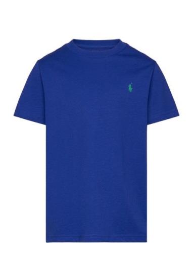 26/1 Jersey-Ss Cn-Tp-Tsh Tops T-Kortærmet Skjorte Blue Ralph Lauren Ki...