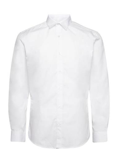 Jjjoe Shirt Ls Plain Tops Shirts Casual White Jack & J S