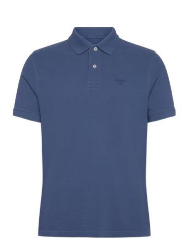 Barbour Wash Spts Polo Tops Polos Short-sleeved Navy Barbour