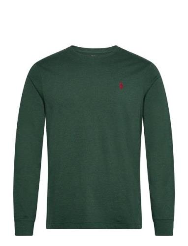 Custom Slim Fit Jersey T-Shirt Tops T-Langærmet Skjorte Green Polo Ral...