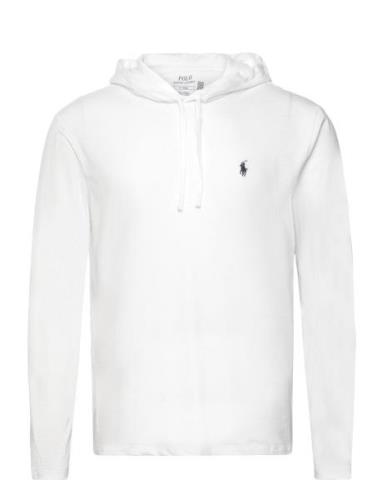 Jersey Hooded T-Shirt Tops Sweatshirts & Hoodies Hoodies White Polo Ra...