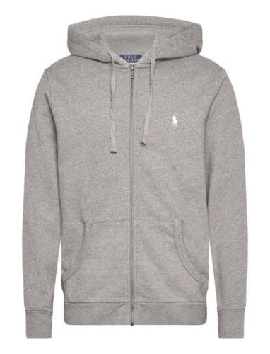 Loopback Fleece Full-Zip Hoodie Tops Sweatshirts & Hoodies Hoodies Gre...