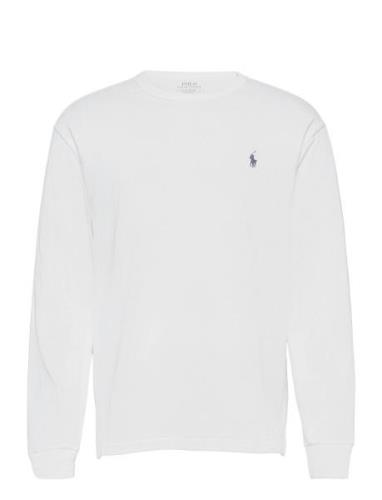 Classic Fit Heavyweight Jersey T-Shirt Tops T-Langærmet Skjorte White ...