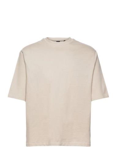 Onsmillenium Ovz Ss Tee Noos Tops T-Kortærmet Skjorte Beige ONLY & SON...